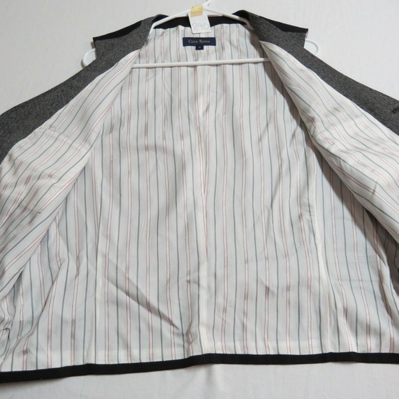 Sz M Gray Club Room Mens Polyester #890 Suit Vest - Picture 7 of 8